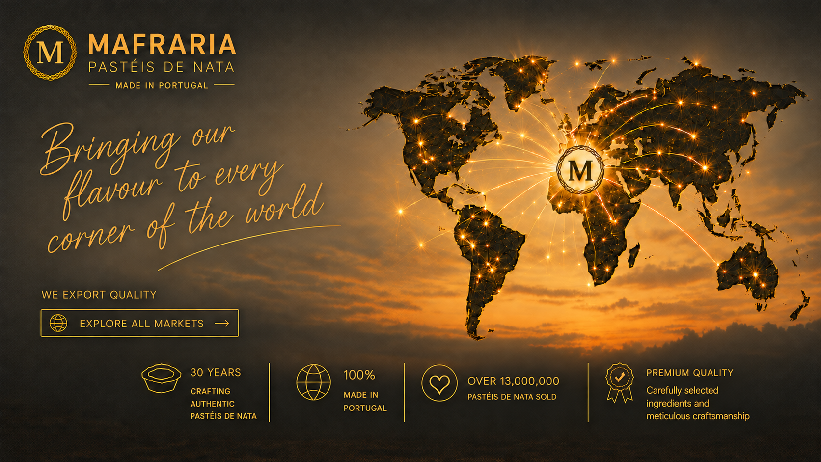 Bringing our flavour to every corner of the world